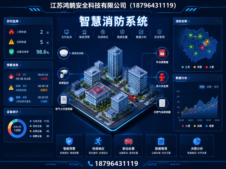淮南消防通信指挥展示图
